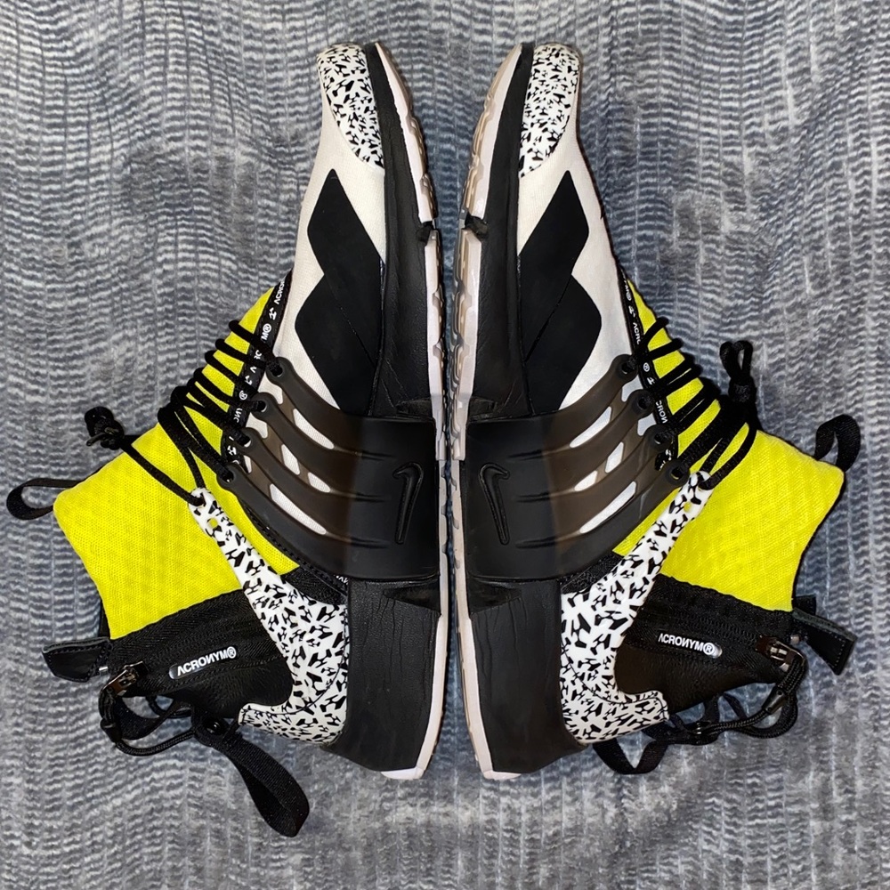 Nike x Acronym Presto Mid “Dynamic Yellow” - Picture 8 of 11